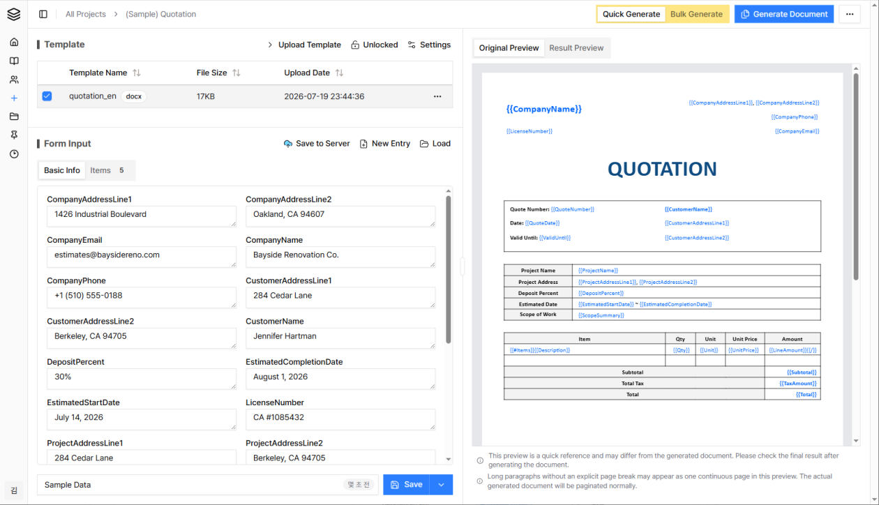 Word & PowerPoint Document Generation — Bulk or Single